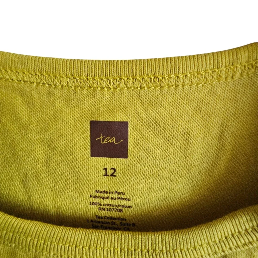 Tea Collection Graphic Tee‎ Long Sleeve Good Karma Top Kids Size 12